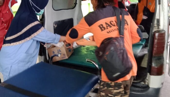 KECELAKAAN TUNGGAL DI REST AREA JALUR PACET BATU