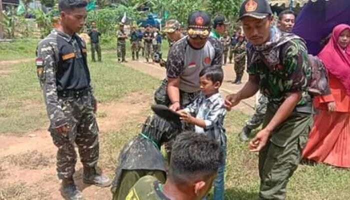 PEMBAIATAN DAN PEMBARETAN KADER BANSER.