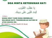 Doa minta keteguhan hati