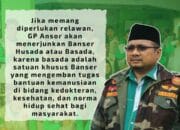 Gus Yaqut : SIAP MENERJUNKAN BASADA dan HUSADA LAWAN CORONA