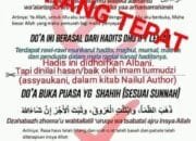 Doa Buka Puasa (Allahumma Laka Shumtu) Yang Dituduh Dlaif Dan Bidah 16 Doa Buka Puasa (Allahumma Laka Shumtu) Yang Dituduh Dlaif Dan Bidah