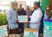 Ketua Tanfidziyyah PCNU Brebes, Serahkan Bantuan Untuk Korban ROB AIR LAUT