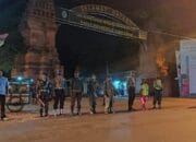 Pengamanan Malam Takbiran Idul Adha di Kawasan Pacet Mojokerto