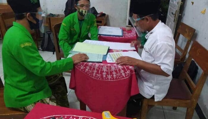 KEJAR PERSIAPAN AKREDITASI, PAC ANSOR KARANGLEWAS ADAKAN BIMBINGAN ADMINISTRASI