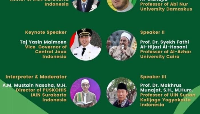 HADIRKAN 3 ULAMA AHLUSSUNAH DUNIA, PUSKOHIS IAIN SURAKARTA SUKSES ADAKAN SEMINAR INTERNASIONAL