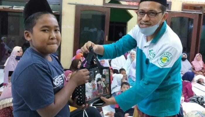 Gerakan Koin NU Ranting Pohjejer Kec. Gondang Santuni 120 Anak Yatim