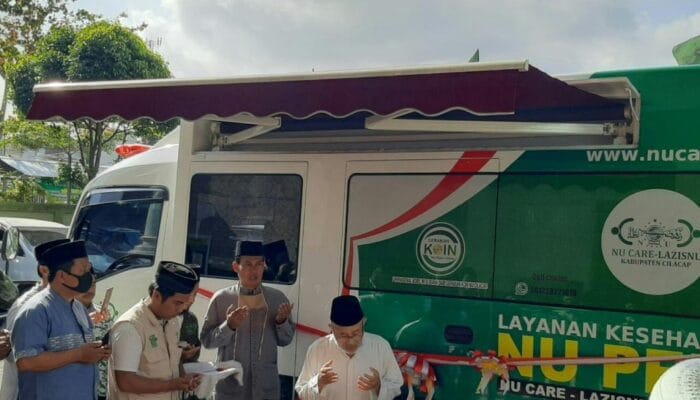TINGKATKAN PELAYANAN NUCARE LAZISNU CILACAP LUNCURKAN MOBIL SEHAT NU (MOBISNU)