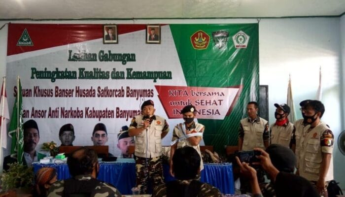 SATKORCAB BANSER KAB. BANYUMAS AGENDAKAN LATIHAN GABUNGAN DI TIAP-TIAP PAC