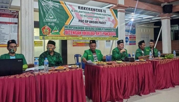 SUKSESNYA RAKERANCAB II PAC GP ANSOR PACET MOJOKERTO