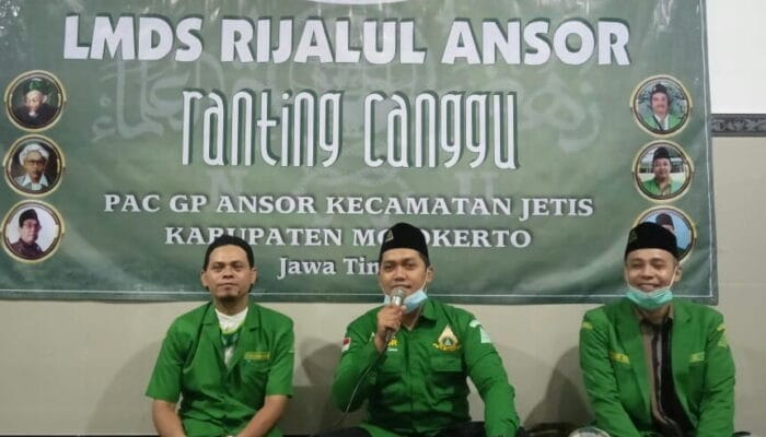 GP ANSOR CANGGU JETIS MOJOKERTO menebar virus sholawat