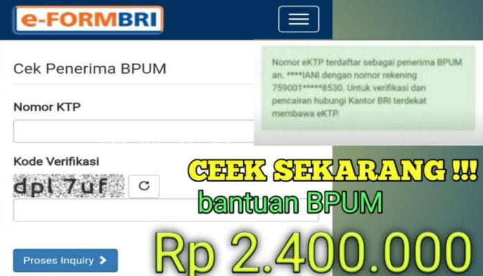 Bantuan Rp2,4 Juta Gelombang 12 segera Dibuka Insentif