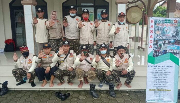 Basada Kab. Mojokerto Giat Baksos dibencana banjir