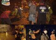 AKIBAT CURAH HUJAN TINGGI, TANAH LONGSOR DAN POHON TUMBANG DI PACET