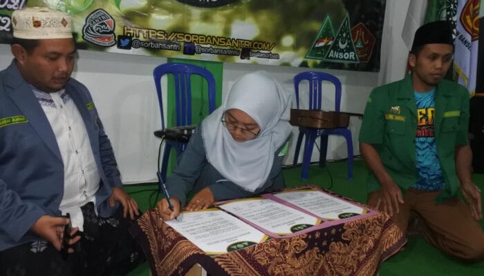 PESAN KADER DAN MoU ANSOR IPNU IPPNU DIPERINGATAN HARLAH GP ANSOR KE 87