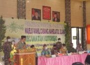 KH Marzuki Mustamar Hadiri Pelantikan Pengurus MWC NU Kutorejo