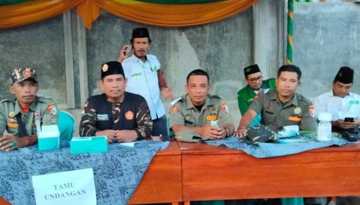 BANSER IKUTSERTA DALAM PENGAMANAN MUSKERCAB II PCNU KABUPATEN MOJOKERTO
