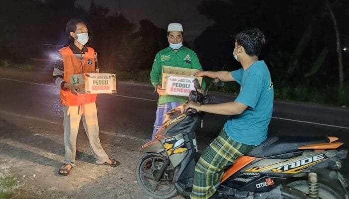 ERUPSI SEMERU LUMAJANG, PAC GP ANSOR JETIS GALANG DANA UNTUK KORBAN