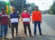 PEDULI KORBAN GUNUNG SEMERU ANSOR PAC PUNGGING TURUN KE JALAN