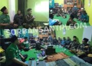 LKP GP ANSOR PACET MEMILIH GRAHA MWC NU UNTUK SOSIALISASI APLIKASI SORBAN