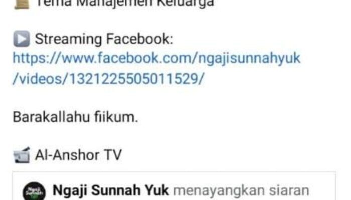 NGAJI SUNNAH YUK DARI MUSHOLLA NU PACET MOJOKERTO