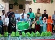 Malam Asuro Ranting Lazisnu Canggu santuni yatim piatu dhuafa