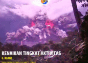 Gunung Ruang Erupsi, Status Naik Jadi Awas: Masyarakat Diminta Waspada