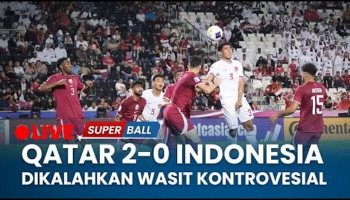 Timnas Indonesia Berjuang Sengit, Namun Takluk dari Qatar dalam Laga Penuh Tantangan