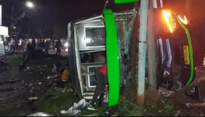 Fakta-fakta Kecelakaan Maut Bus Rombongan SMK Lingga Kencana Depok di Subang