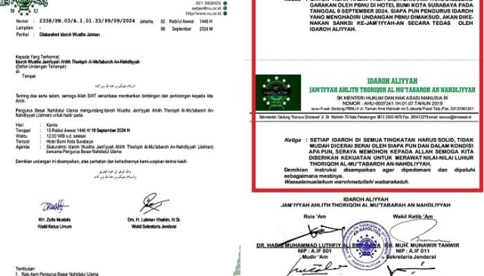 PBNU Diuji, JATMAN Tolak Undangan, Ancam Kudeta