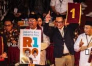 Senyum RK-Suswono Dapat Nomor Urut 1 Pilgub Jakarta