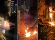 Pusat Israel Kacau Setelah Diserang 170 Rudal Hizbullah