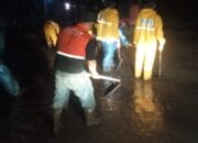 Hujan Deras Picu Longsor 40 Meter di Trawas: BTB dan DPUPR Berjibaku Hingga Malam
