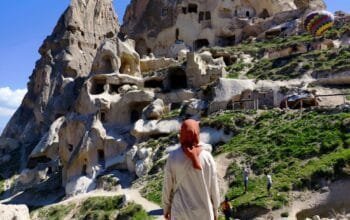 scenic view of cappadocia s rock formations