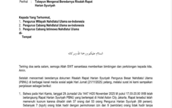 PBNU Klarifikasi Beredarnya Dokumen Risalah Rapat Syuriyah di Media Sosial 3 SORBANSANTRI.COM