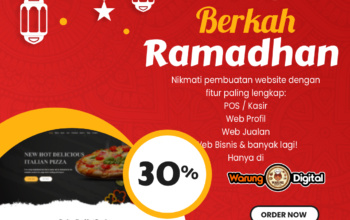Berkah Ramadhan! Warung.digital Hadirkan Diskon 50% Pembuatan Website